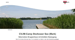 Desktop Screenshot of cvjm-camp.de