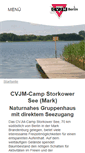Mobile Screenshot of cvjm-camp.de